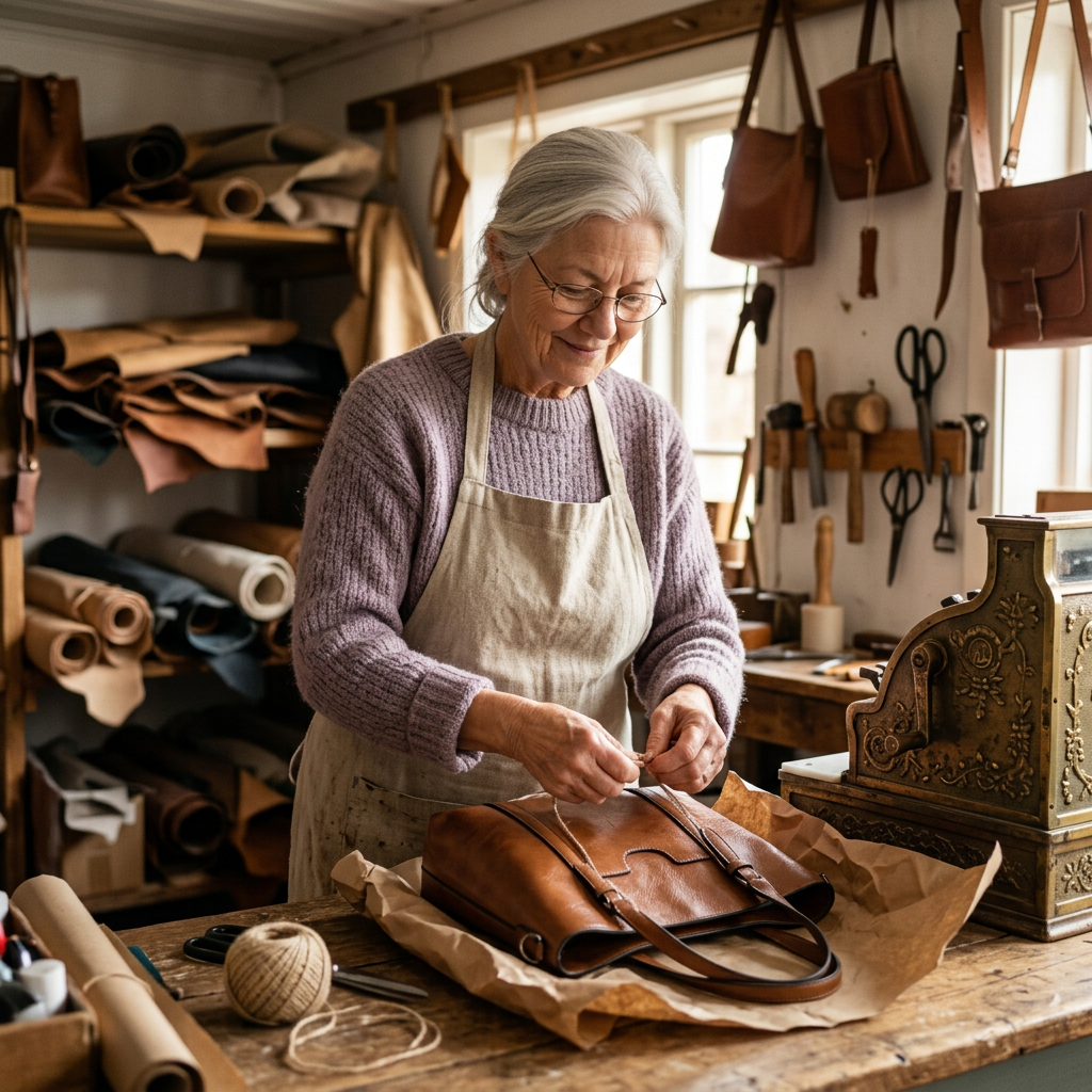 Georgia Leather Shoulder Bag, photo 7