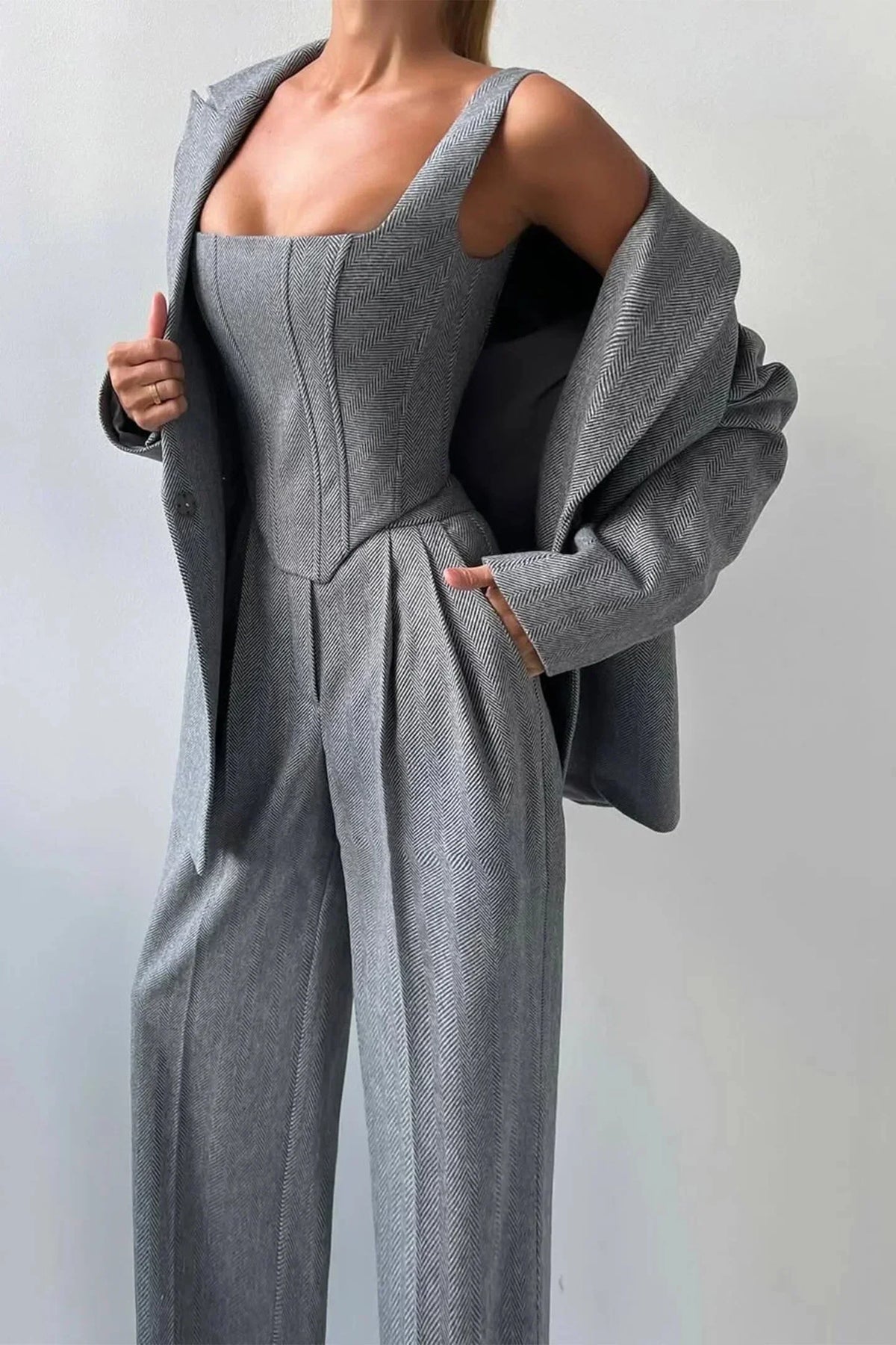 Ginette Women's Three-Piece Fitted Set, photo 5