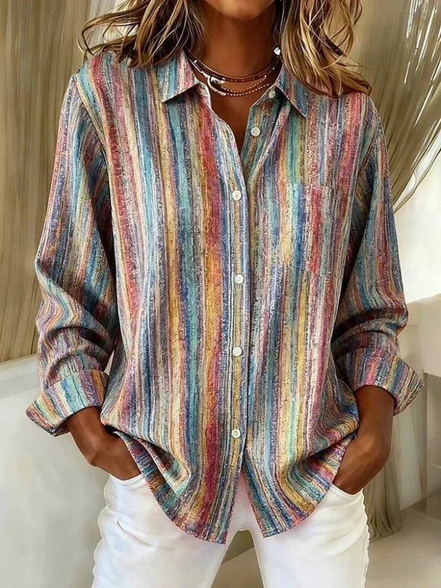 Harlowe | Multicolour Striped Blouse