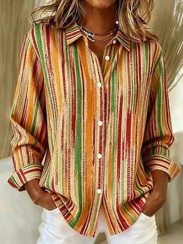 Harlowe | Multicolour Striped Blouse photo 2