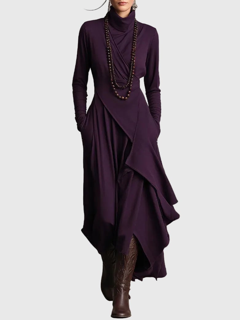 Hollis Women's Dress in Maxi Length with Pleats, photo 1