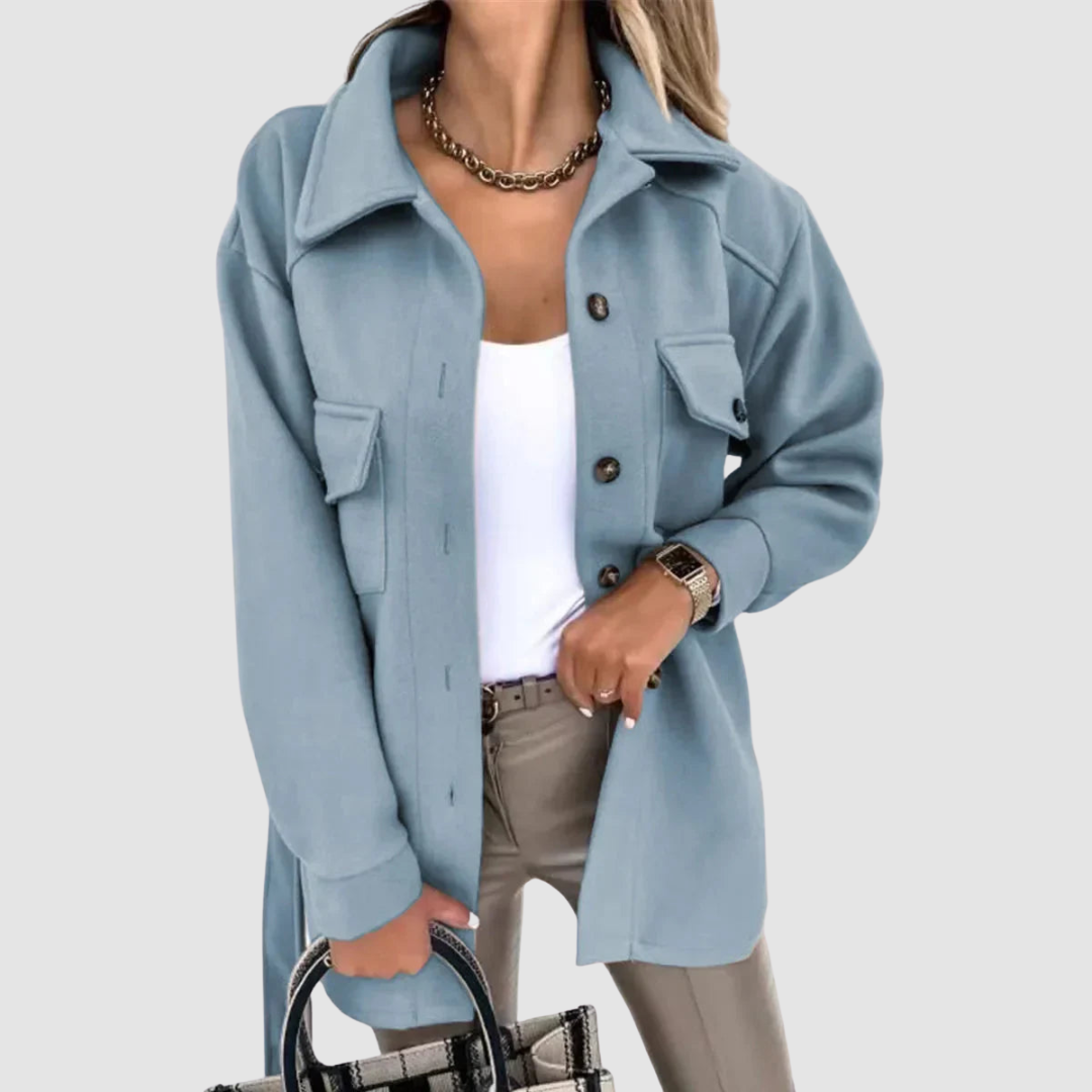 Isadora Women's Jacket with Buttons and Pockets, photo 4