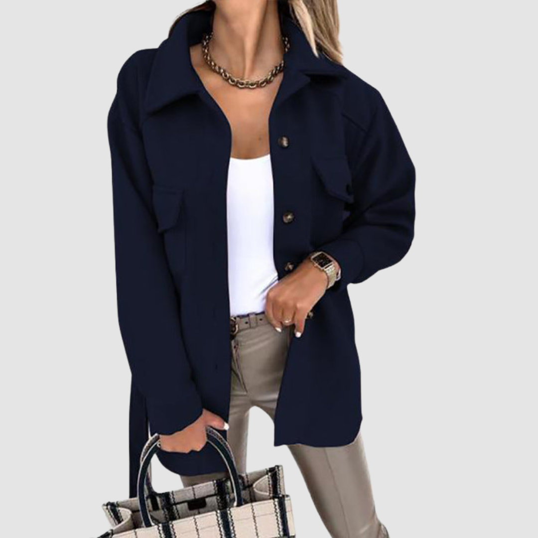 Isadora Women's Jacket with Buttons and Pockets, photo 5