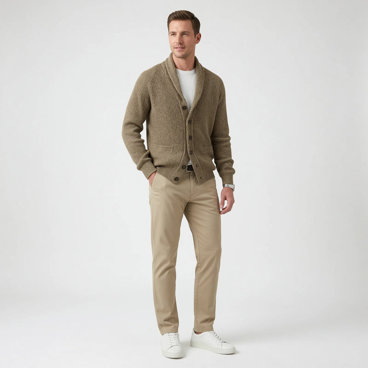 Jerald | Lapel Collar Cardigan photo 10
