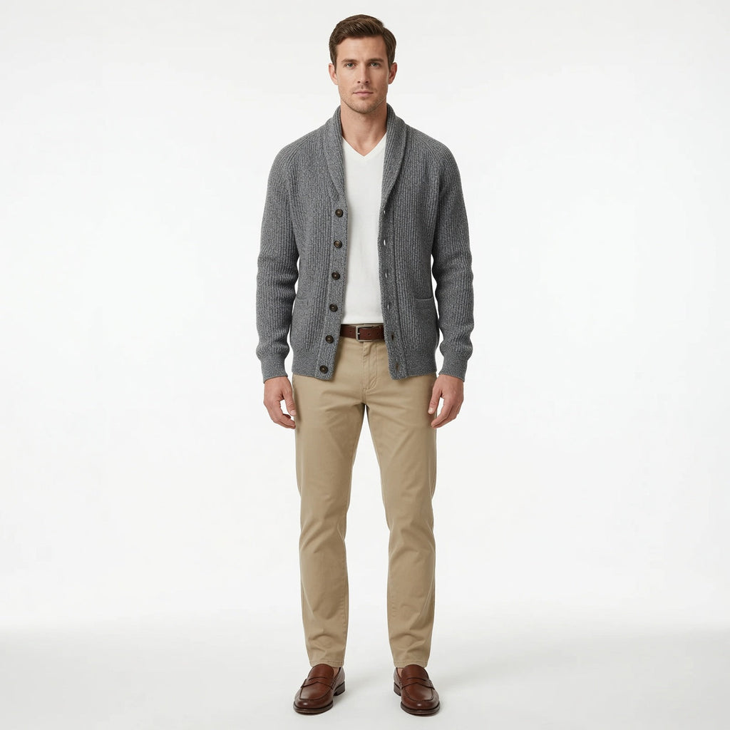 Jerald | Lapel Collar Cardigan photo 13