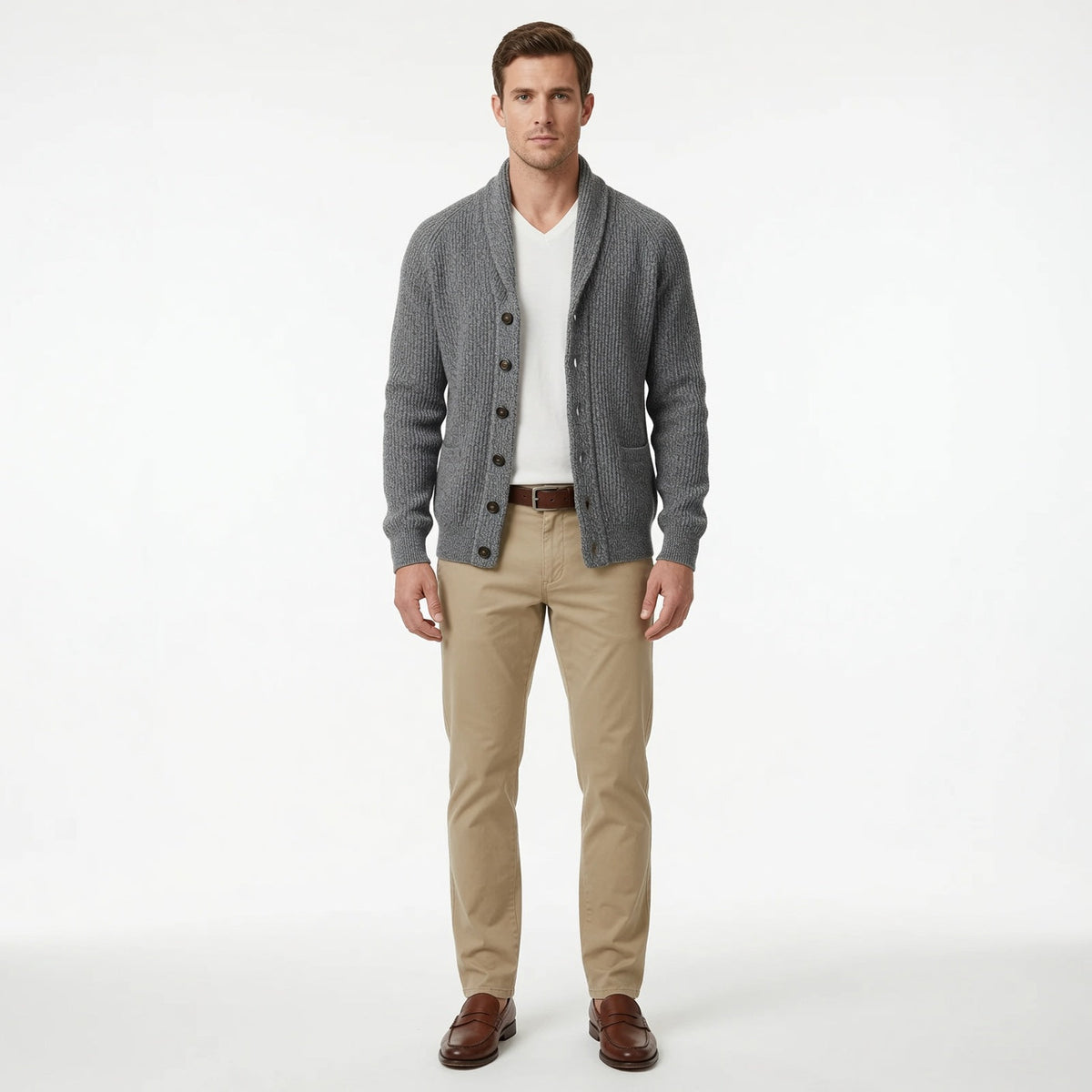 Jerald | Lapel Collar Cardigan photo 13