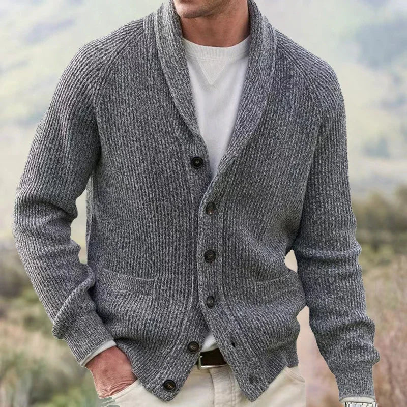 Jerald | Lapel Collar Cardigan photo 4