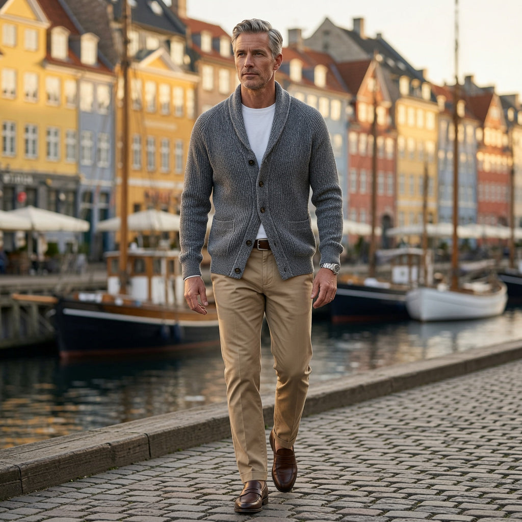 Jerald | Lapel Collar Cardigan photo 7