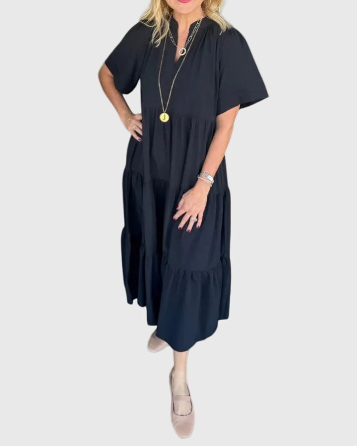 Joanna Women's Dress in Maxi Length in Green, photo 2