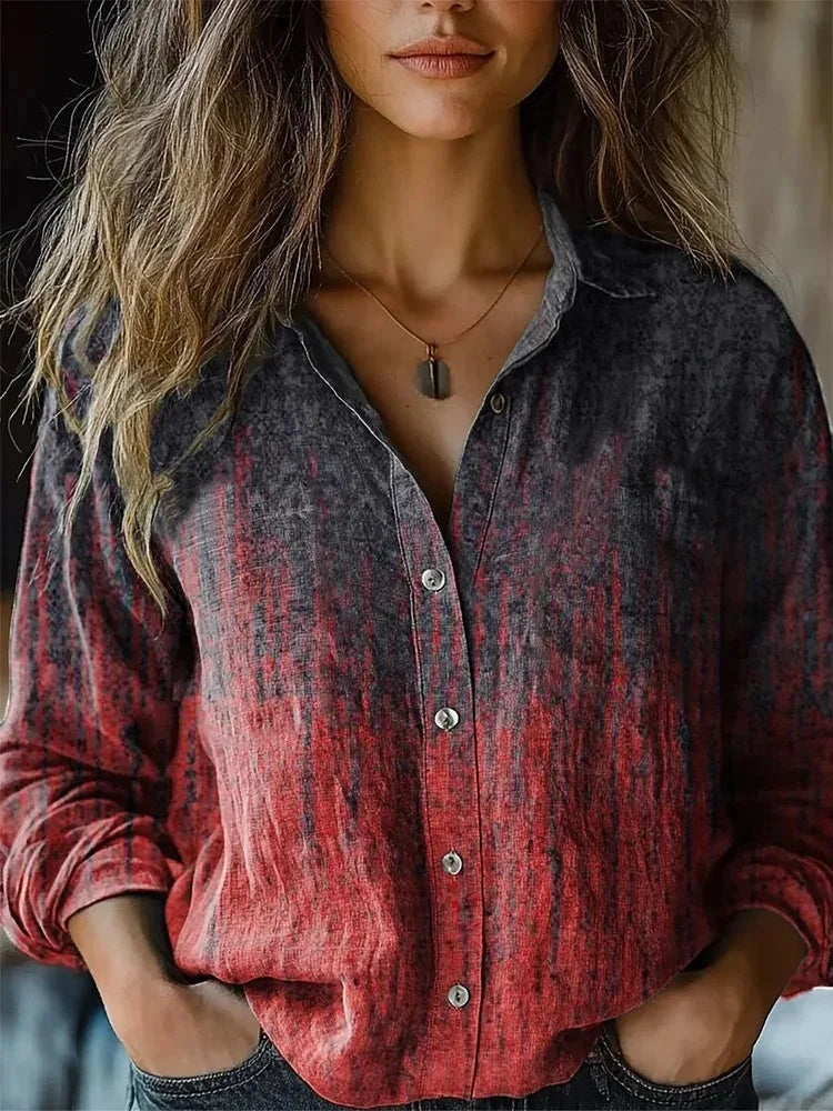 Josie Women's Blouse with Lapels and a Floral Print, photo 6