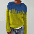 Karina Women's Sweater with Colour Blocking, photo 1