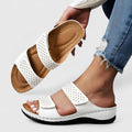 Lacey Women's Sandals with Adjustable Straps in White, photo 1