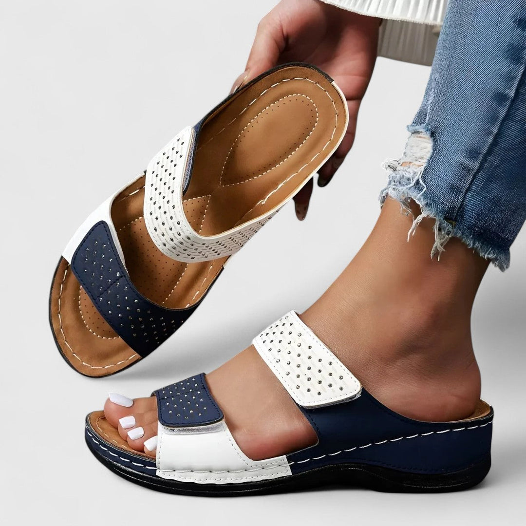 Lacey Women's Sandals with Adjustable Straps in White, photo 4