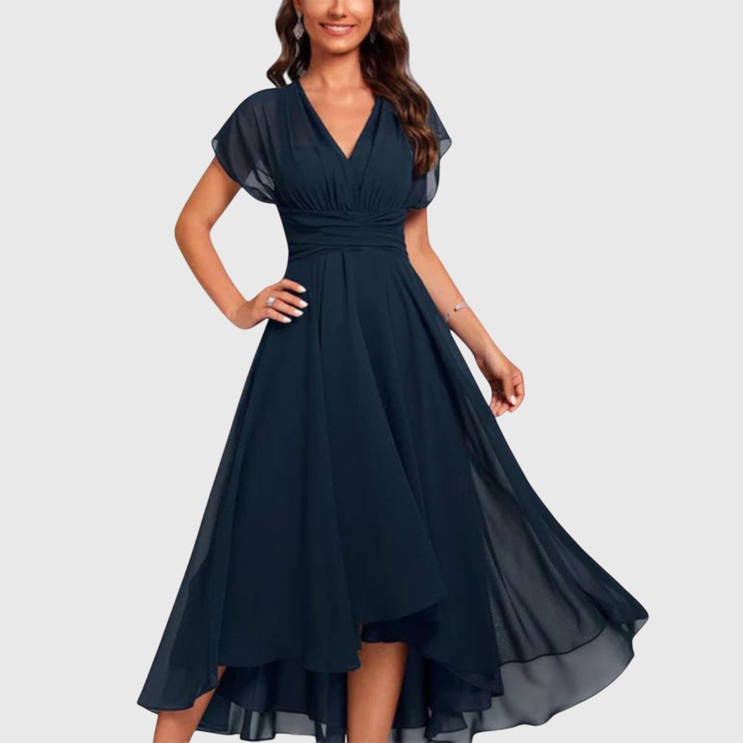 Laila Women's Dress in an A-line with a V-neck, photo 1