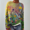 Laura Women's Sweater with a Floral Print, photo 1