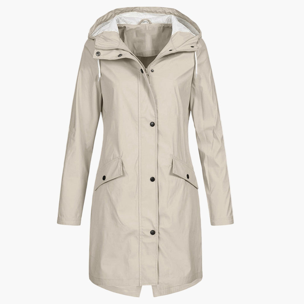Lavinia | Women's Long Hooded Coat photo 2