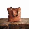 Leah Leather Shoulder Bag with Compartments, photo 1