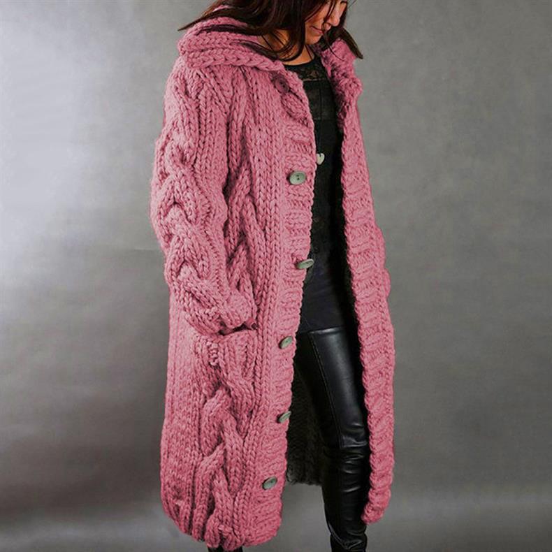 Lisa Women's Sweater in Knit in an Oversized Fit with a Cable Knit, photo 2
