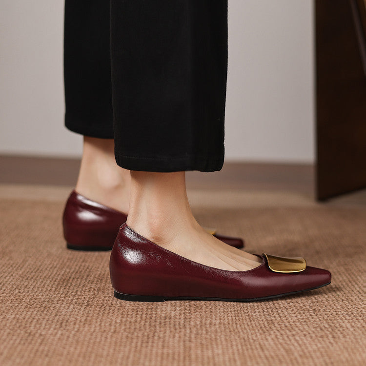 Lorea | Women's Leather Ballet Flats photo 11