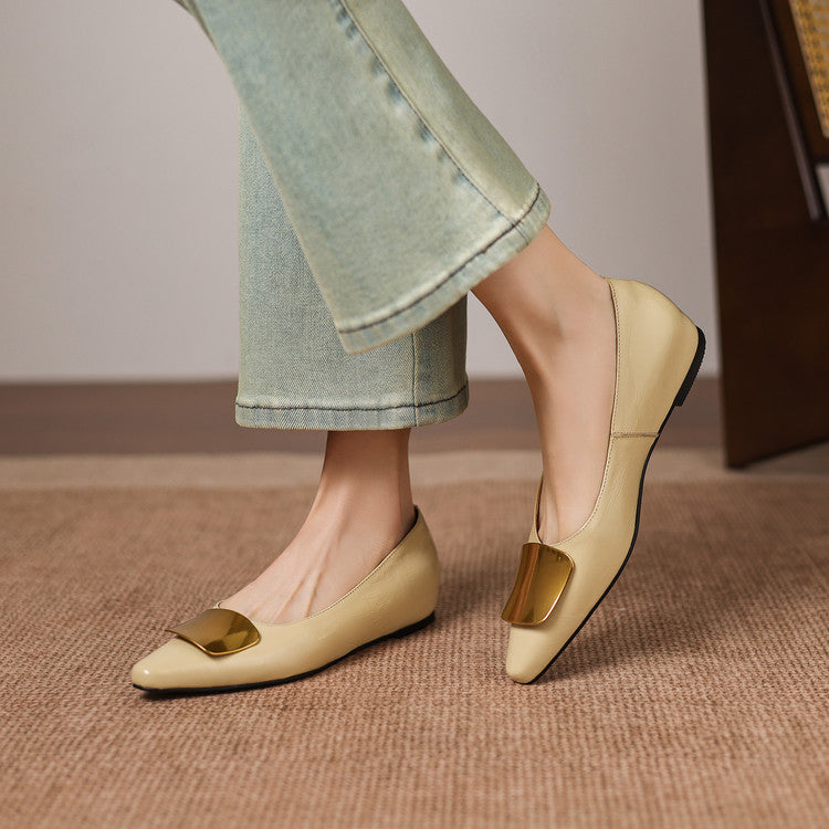 Lorea | Women's Leather Ballet Flats photo 15
