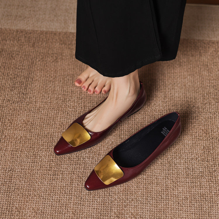 Lorea | Women's Leather Ballet Flats photo 6