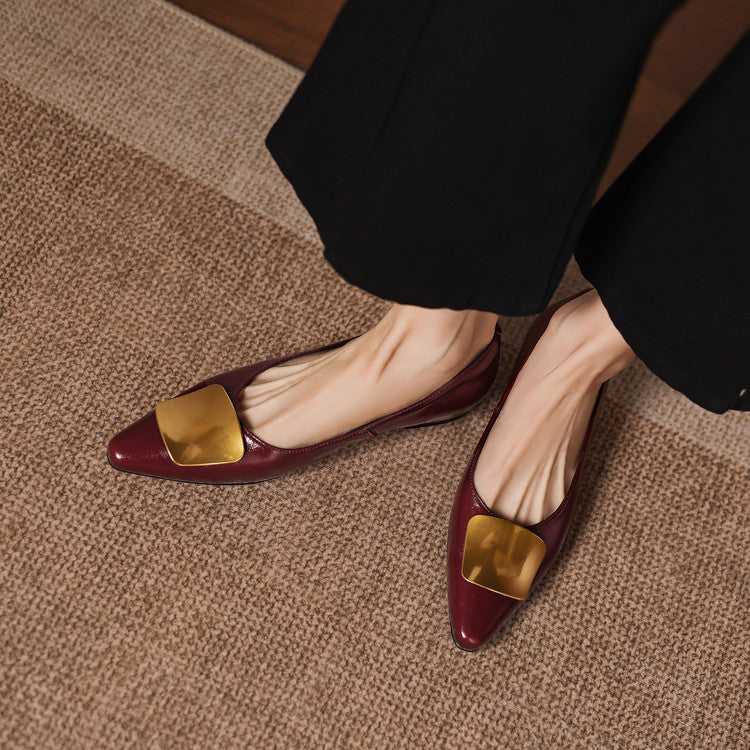 Lorea | Women's Leather Ballet Flats photo 8