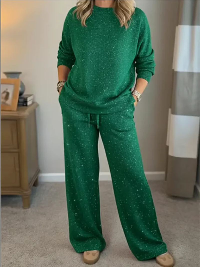 Louisa Women's Co-ord Set with a Round Neck and Pockets, photo 2