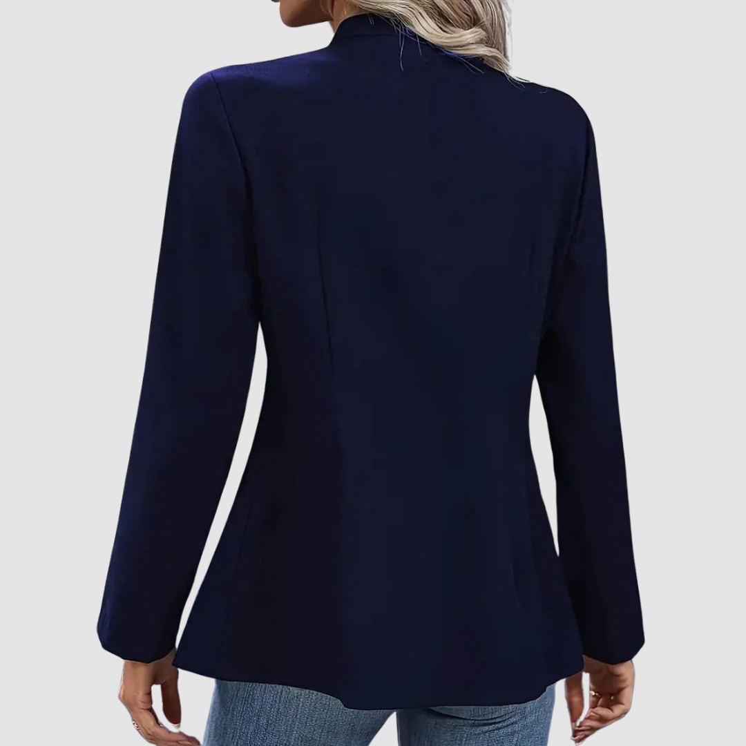 Lyra Women's Blazer in Cotton with Buttons, photo 3