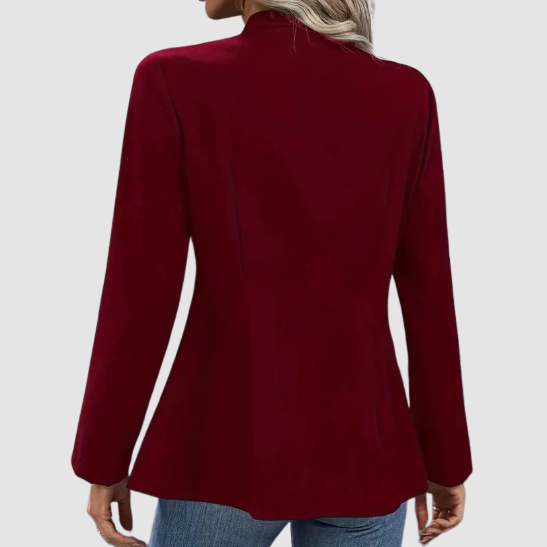 Lyra Women's Blazer in Cotton with Buttons, photo 9