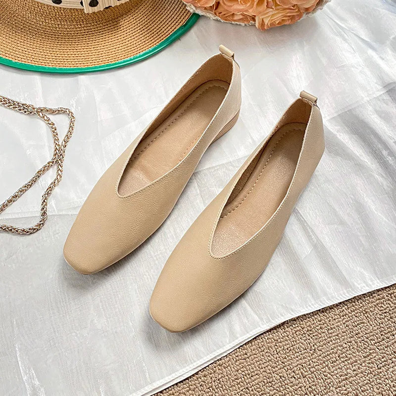 Margot | Square Toe Mary Jane Flats photo 13