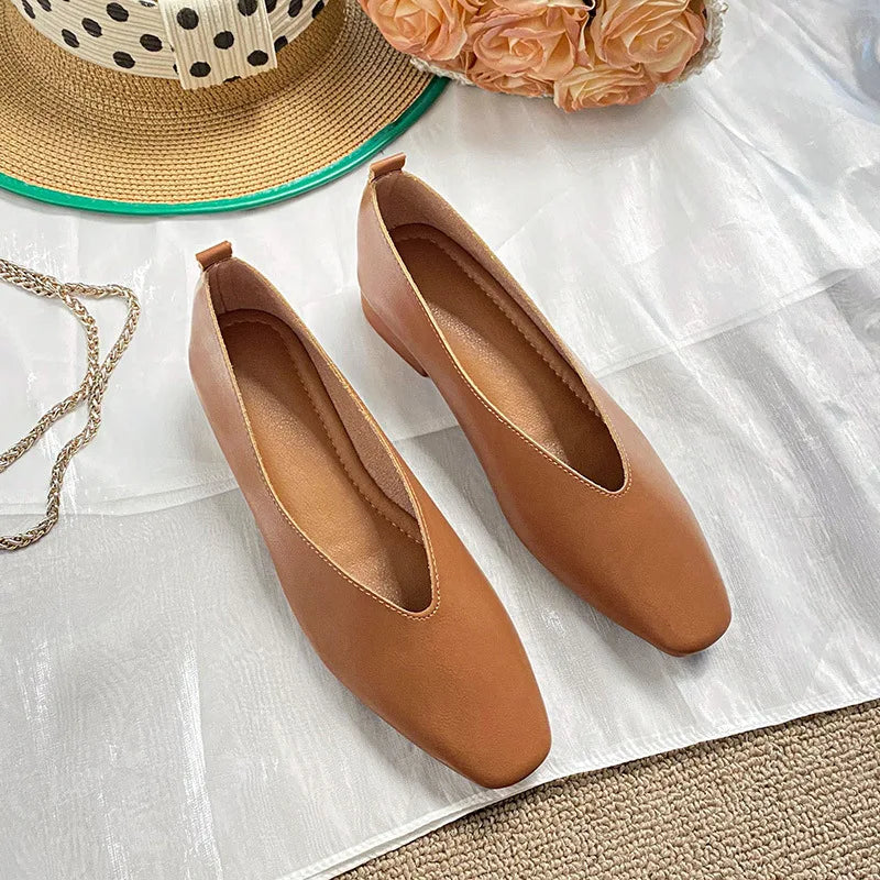 Margot | Square Toe Mary Jane Flats photo 14