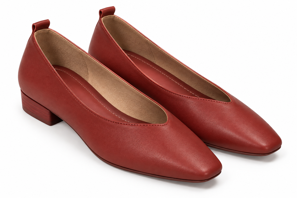 Margot | Square Toe Mary Jane Flats photo 3