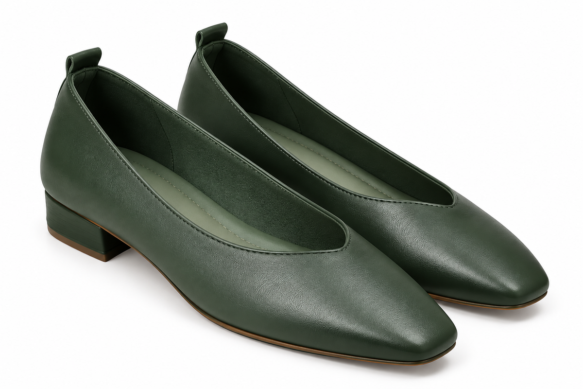 Margot | Square Toe Mary Jane Flats photo 4