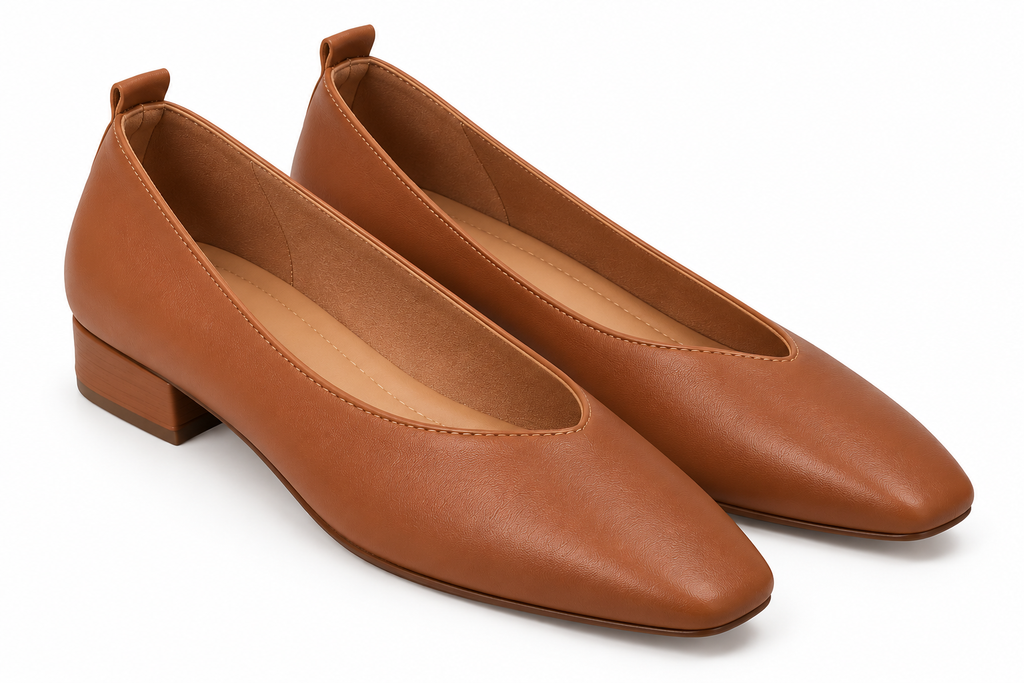 Margot | Square Toe Mary Jane Flats photo 5