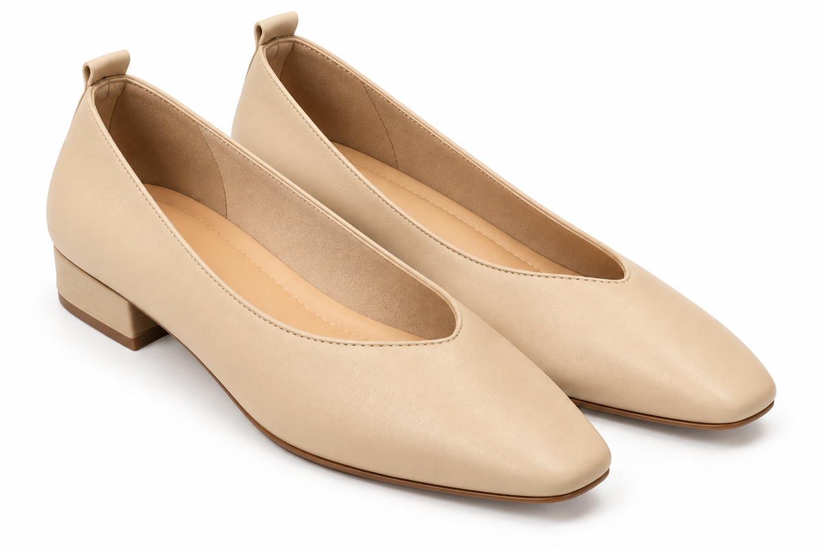 Margot | Square Toe Mary Jane Flats photo 6