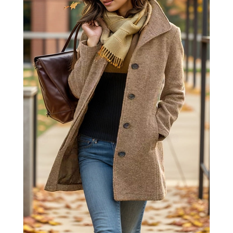 Marina | Turndown Collar Coat photo 2