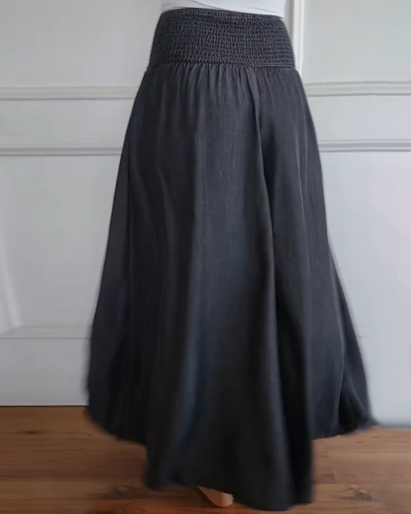 Marion Women's Trousers in Polyester with Wide Legs and Pockets, photo 3