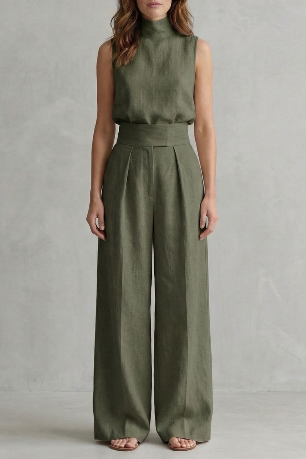 Marla Women's Two-Piece Set with Wide Leg Trousers, photo 5