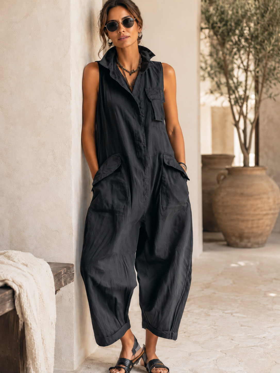 Michela | Cotton Jumpsuit photo 6