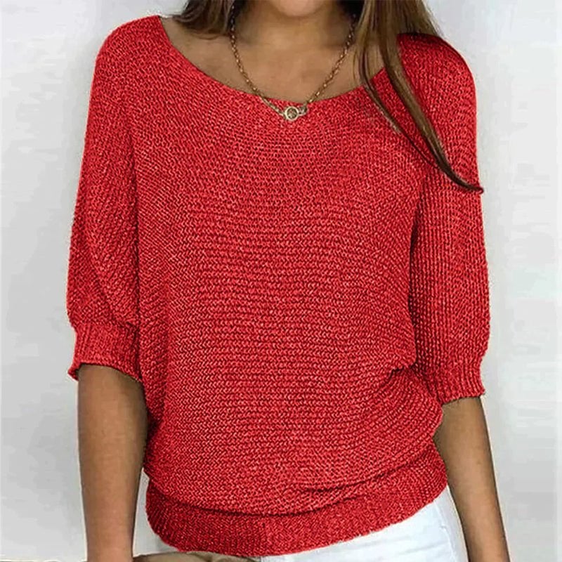 Mildred Women's Sweater in Knit in a Relaxed Fit, photo 2