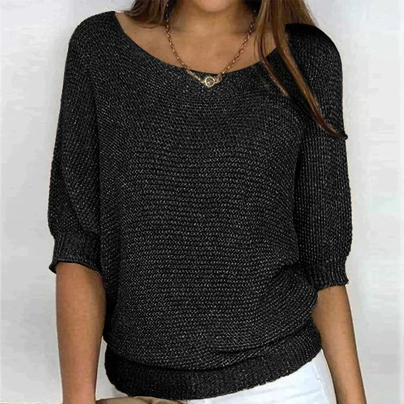 Mildred Women's Sweater in Knit in a Relaxed Fit, photo 3
