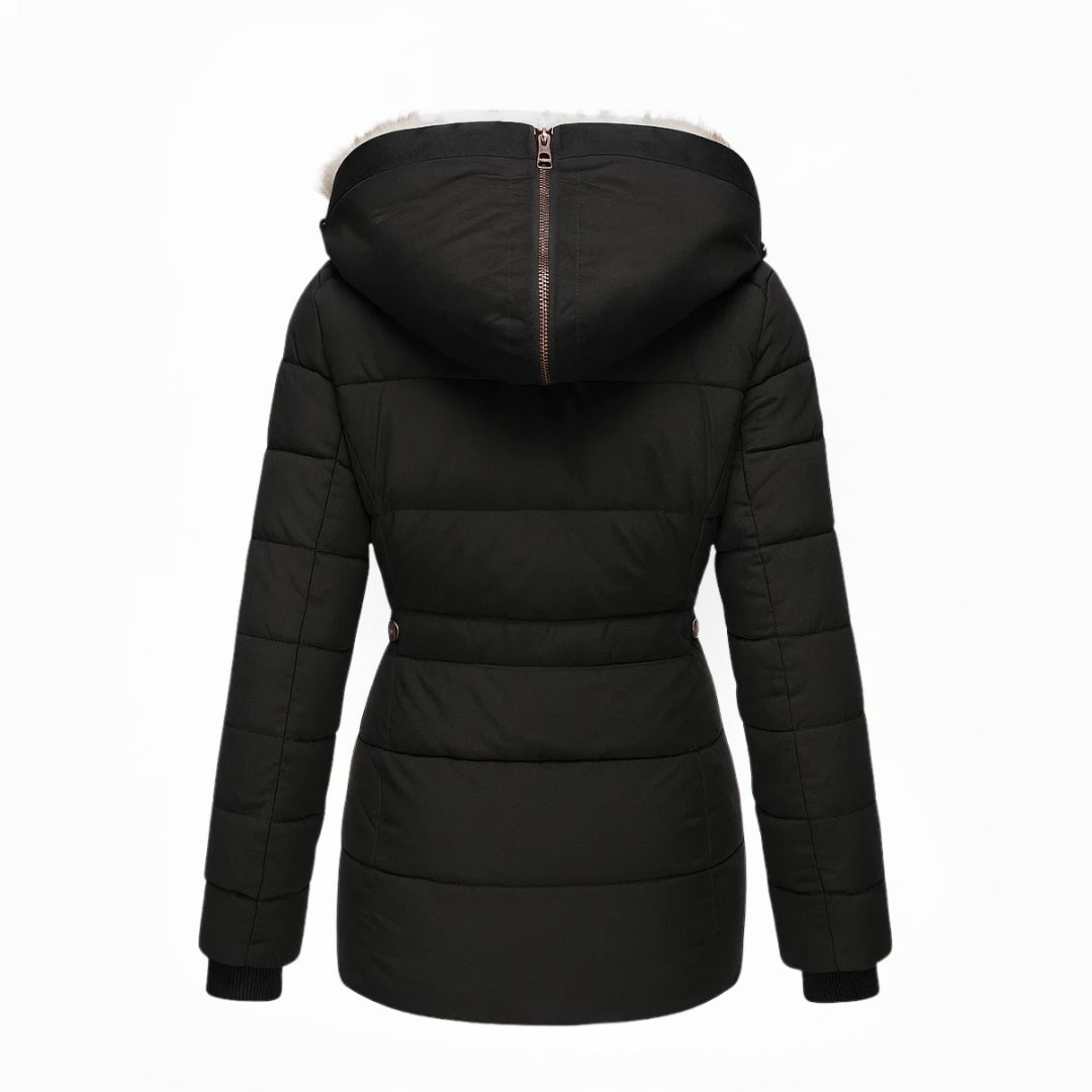 Mireille Women's Coat in a Slim Fit with a Hood, photo 2