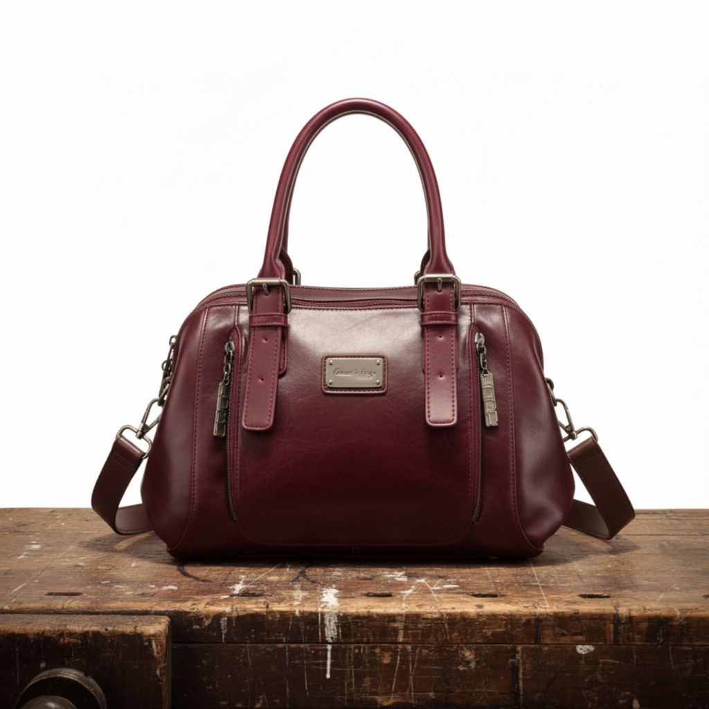 Nora Structured Leather Bucket Bag, photo 2