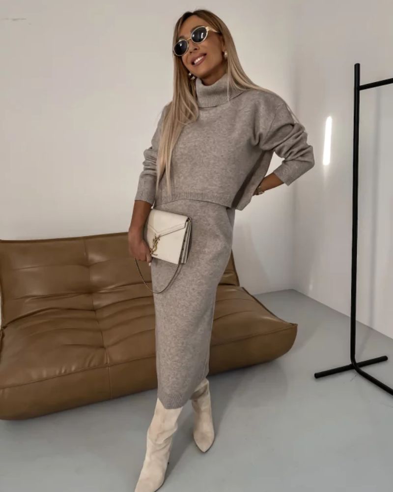 Opal Women's Co-ord Set with a Turtleneck, photo 3