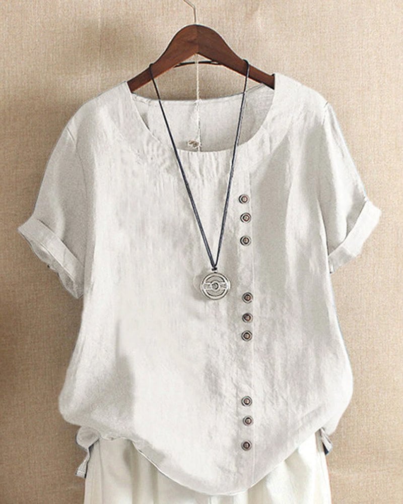 Orla Women's T-Shirt in a Short Cut with Short Sleeves, photo 2