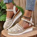 Paloma Women's Sandals with a Buckle and Lace, photo 1