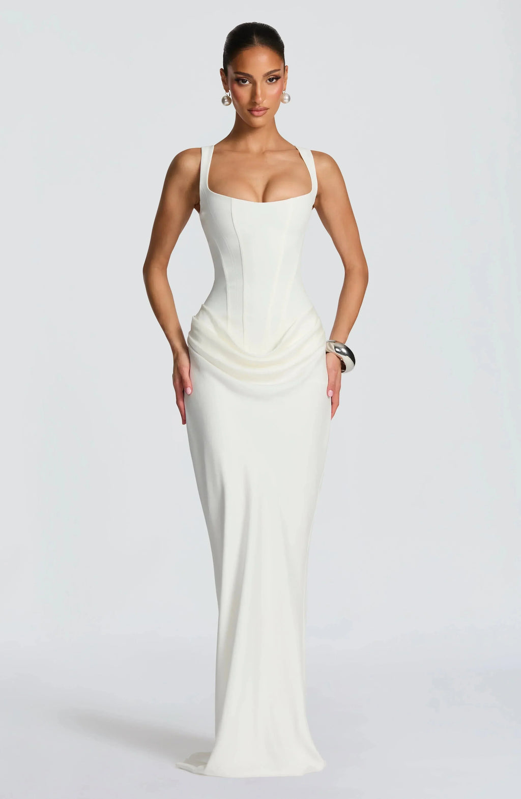 Rachel Women's Long Fitted Backless Dress, photo 8