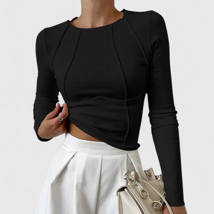 Rochelle Women's Top in a Slim Fit with a Round Neck, photo 2