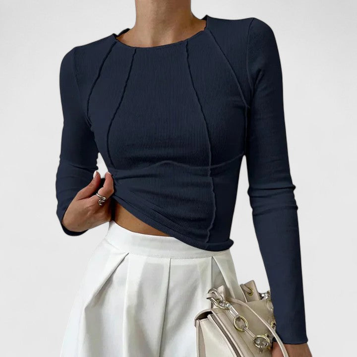 Rochelle Women's Top in a Slim Fit with a Round Neck, photo 3