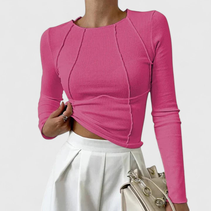 Rochelle Women's Top in a Slim Fit with a Round Neck, photo 5